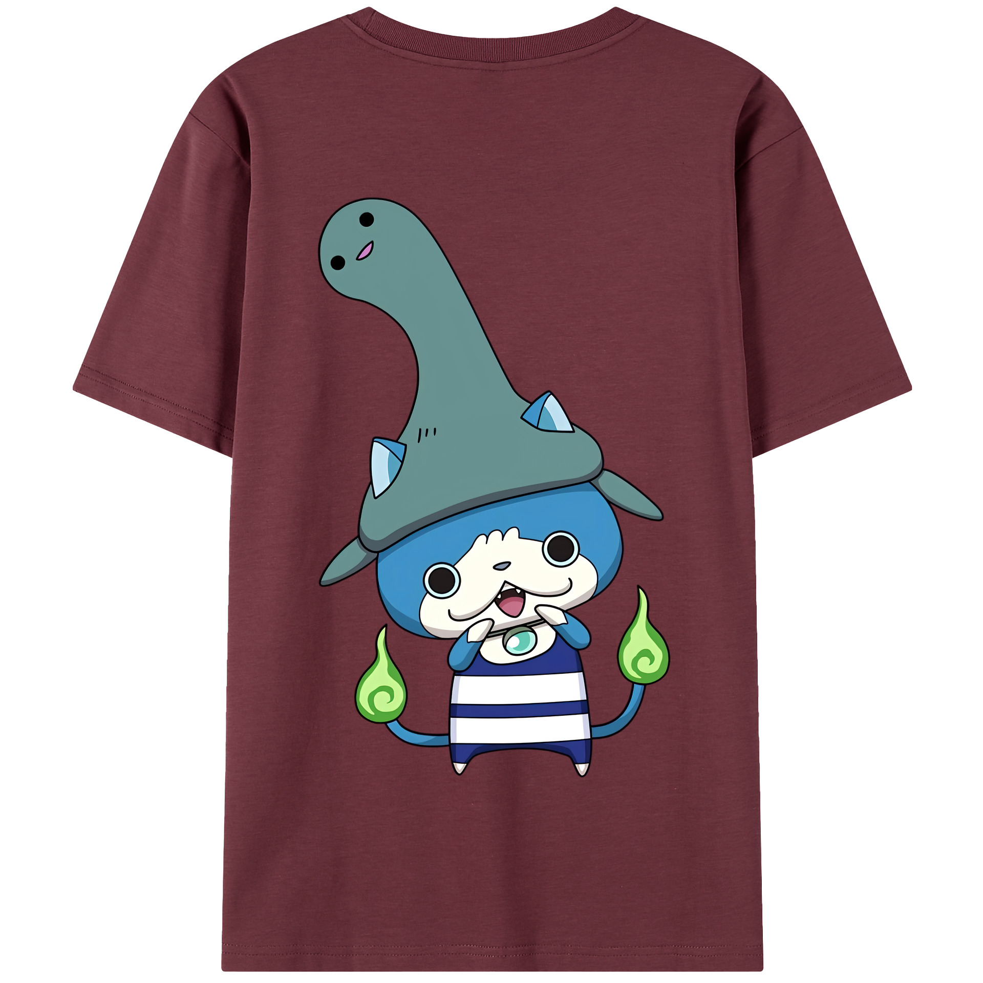 （画像用） 妖怪ウォッチ Yo-kai Watch 綿100％半袖Tシャツ（背面プリント）
